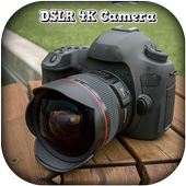 DSLR HD Camera : DSLR 4K Camera أيقونة