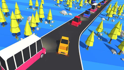 Road Race 3D: Car Jumping 2020 screenshot 1
