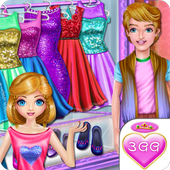Girl Dress Up Shopping Games icon