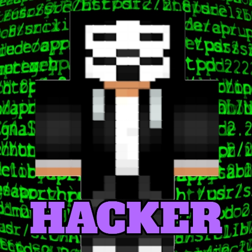 hacker skin vs noob for mcpe icon