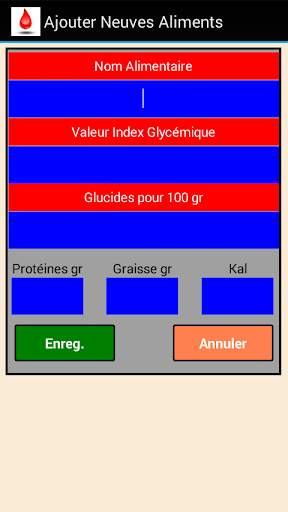 Index et la charge glycém Lite screenshot 4