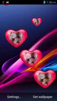 Wave Z Hearts Live Wallpaper screenshot 1