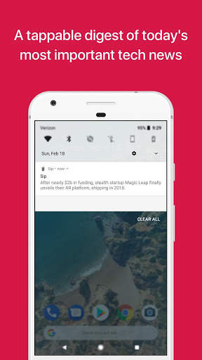 Sip News - Tappable stories on tech screenshot 1