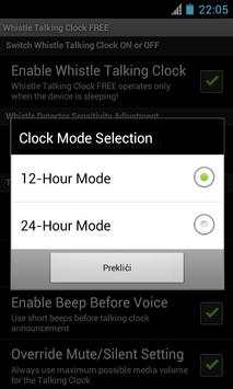 Whistle Talking Clock FREE screenshot 5