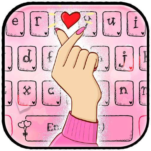 Glamorous Love Heart Keyboard Theme 1.2