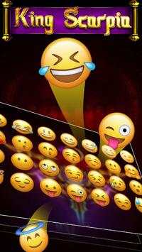 King Scorpio keyboard theme 3 تصوير الشاشة