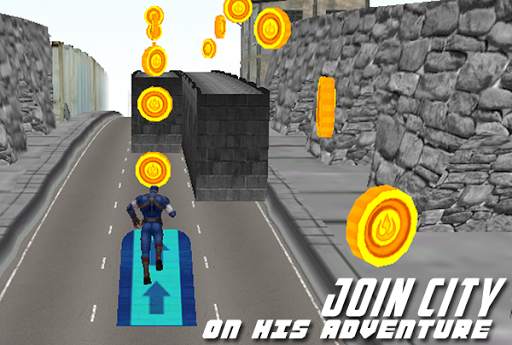 3D Captain Soldier Hero Run screenshot 1