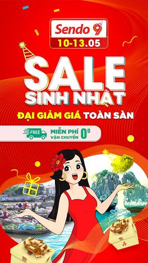 Sendo: Sale Sinh Nhật Đại Giảm Giá Toàn Sàn screenshot 1