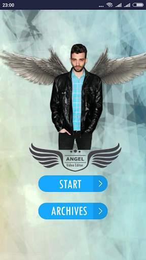 Angel Video Editor: Add Wings Animation on Photo 1 تصوير الشاشة