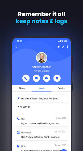 Covve: Stay in Touch with your contacts screenshot 4