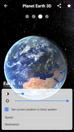 Earth Planet 3D live wallpaper screenshot 5