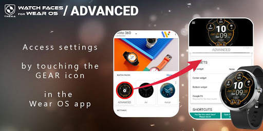 Advanced Watch Face & Clock Widget screenshot 3
