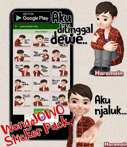 Jawa Sticker WA Sticker Apps - Jowo Lucu Sticker screenshot 2
