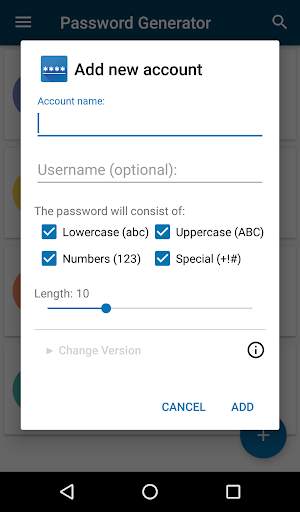 Password Generator (Privacy Friendly) screenshot 2