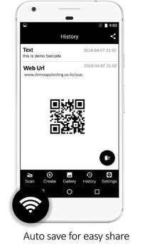 Qscan - QRcode, Barcode scanner screenshot 4