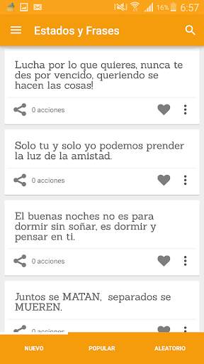 Estados para varias ocasiones screenshot 1