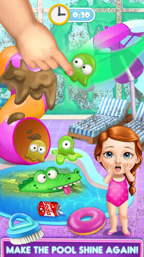 Sweet Baby Girl Hotel Cleanup - Crazy Cleaning Fun screenshot 7