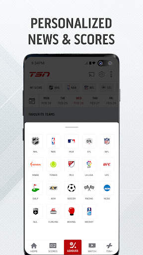 TSN: Live Sports, News, Scores screenshot 4