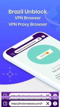 Brazil Unblock VPN Browser - VPN Proxy Browser screenshot 1