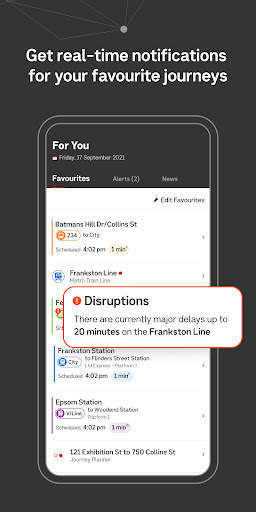 Public Transport Victoria app screenshot 7