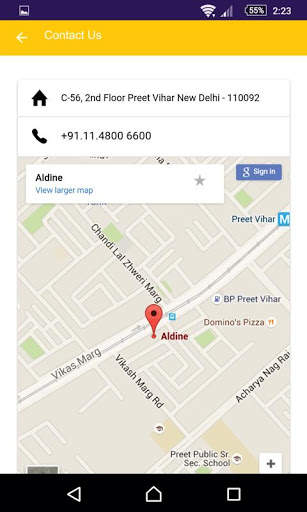 ALDINE CA screenshot 2