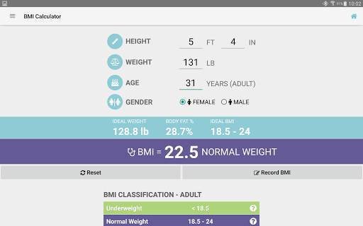 BMI Calculator - Adult & Child screenshot 8