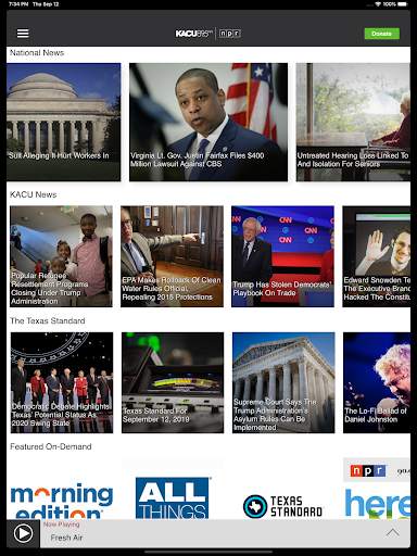 KACU App screenshot 2
