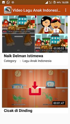 Video Lagu Anak Populer Offline screenshot 3