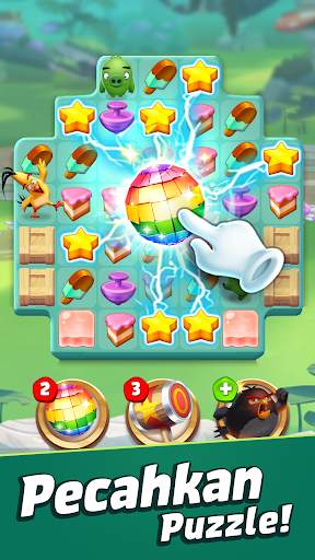 Angry Birds Match 3 screenshot 1