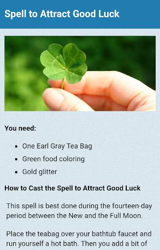 Good Luck Spells screenshot 1
