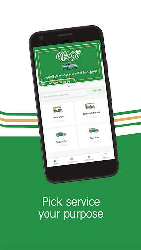 WeGO – Transport, Tuk Tuk, Car, Taxi Booking App स्क्रीनशॉट 2