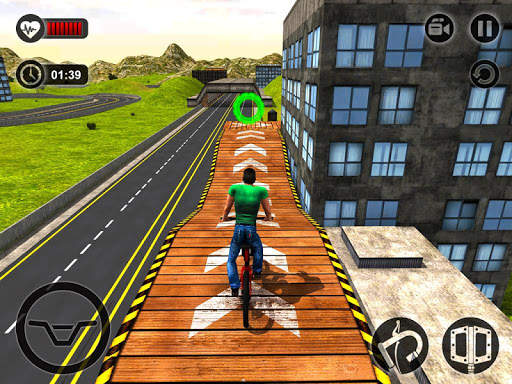 Rooftop Bicycle Stunt Rider 3D screenshot 10