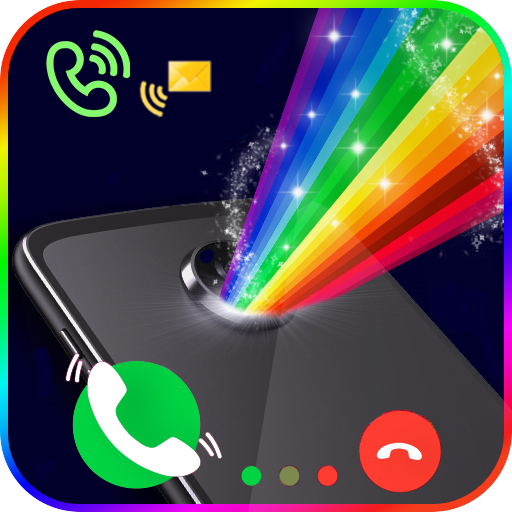 Color Flash Light Alert Calls - torch &amp; edge icon