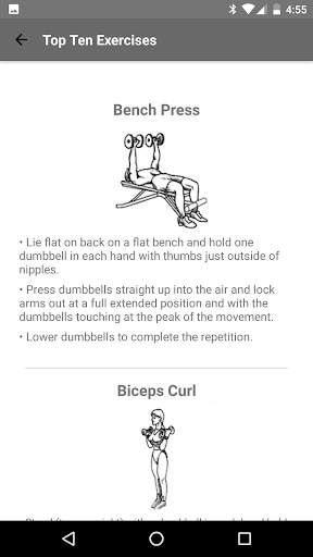 Dumbbell Exercises Free screenshot 4