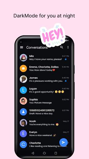 Color Messenger: Messages, SMS screenshot 1