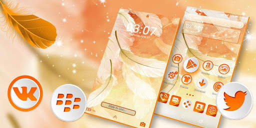 Feather Light Launcher Theme screenshot 2