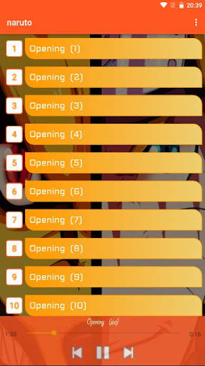 naruto openings offline‏ screenshot 1
