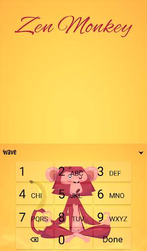 Zen Monkey Animated Keyboard screenshot 5