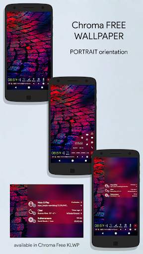 Chroma Free KLWP screenshot 1
