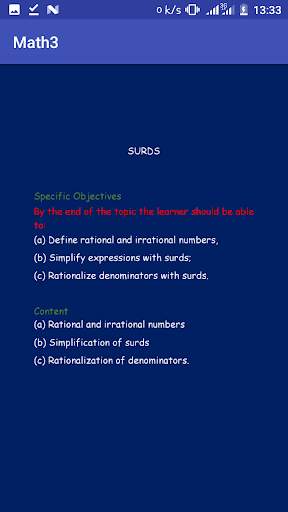 Mathematics Form 3 Notes  K.C.S.E Topical Revision 7 تصوير الشاشة