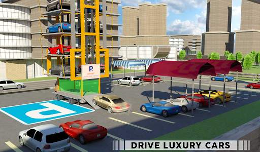 Smart Crane Car Transport Truck Driving screenshot 9