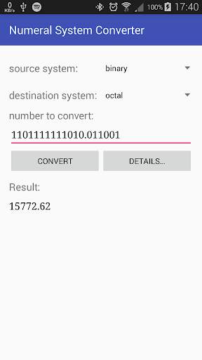 Numeral System Converter Free screenshot 1