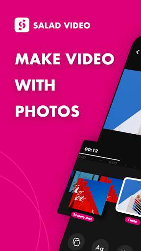Salad Video-Video Editor, Video Maker स्क्रीनशॉट 1