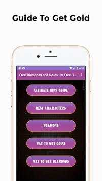 Diamonds & Coins For Free Fire - Guide 2019 screenshot 7