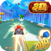 3D-Happy Superman Racing أيقونة