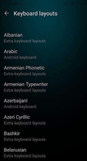 More Physical Keyboard Layouts screenshot 1