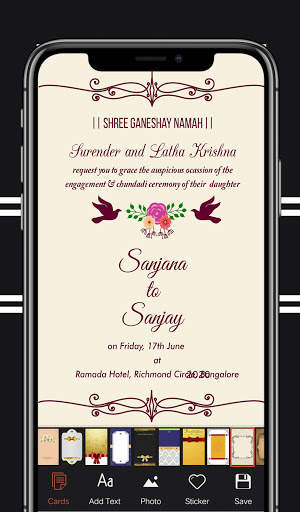 Digital Invitation Card Maker screenshot 5