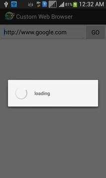 Custom Web Browser -User Agent screenshot 3