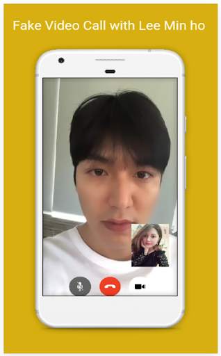 Lee Min Ho Call Me! Fake Video Call screenshot 1