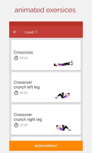 ABS Workout - Belly workout, ABS in 30 days screenshot 3